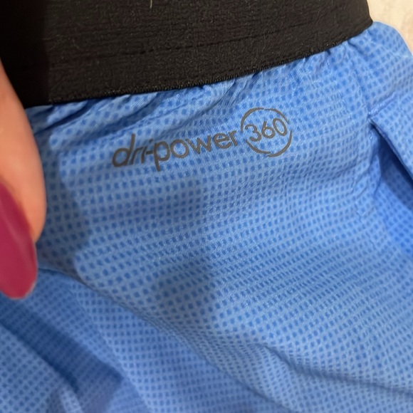 Russel gradient blue quick dry athletic boy shorts - Picture 3 of 7